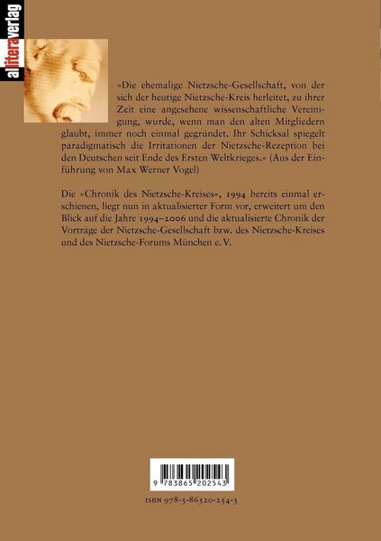 Produktbild: Chronik des Nietzsche-Kreises