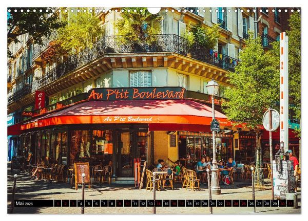 Produktbild: Paris Bistros (Wandkalender 2026 DIN A3 quer), CALVENDO Monatskalender
