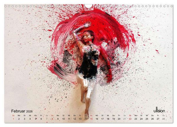 Produktbild: FARBSPIELE - Akt im Feuerwerk der Farben (Wandkalender 2026 DIN A3 quer), CALVENDO Monatskalender