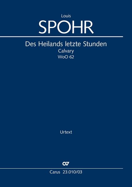 Produktbild: Des Heilands letzte Stunden (Klavierauszug)