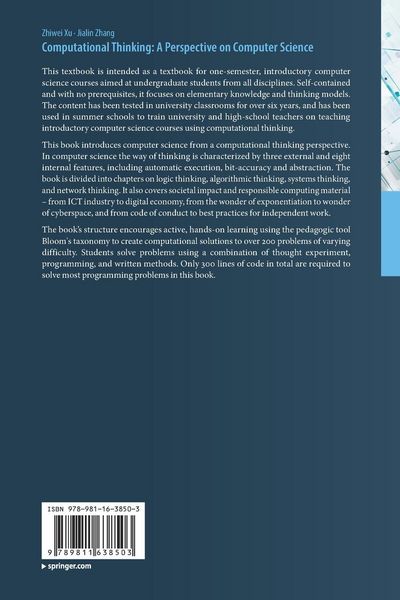 Produktbild: Computational Thinking: A Perspective on Computer Science