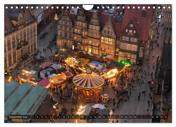 Produktbild: Bremer Perspektiven (Wandkalender 2026 DIN A4 quer), CALVENDO Monatskalender