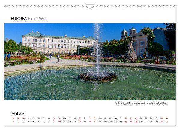 Produktbild: Salzburger Impressionen - Panoramabilder (Wandkalender 2026 DIN A3 quer), CALVENDO Monatskalender