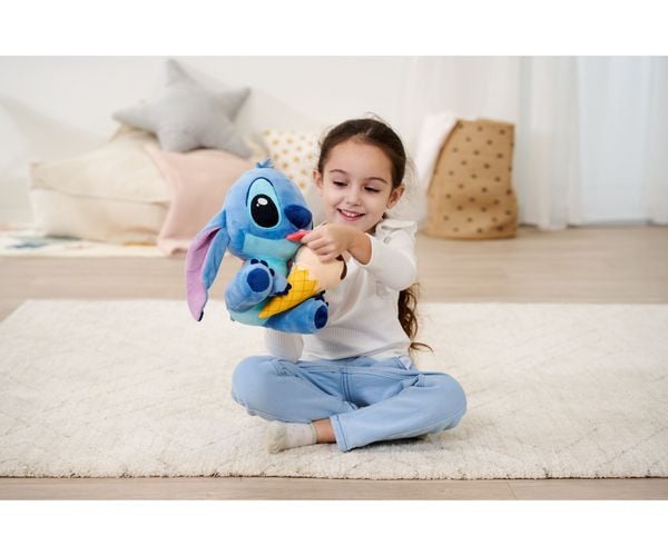 Produktbild: Disney Stitch mit Eiscreme, 25cm