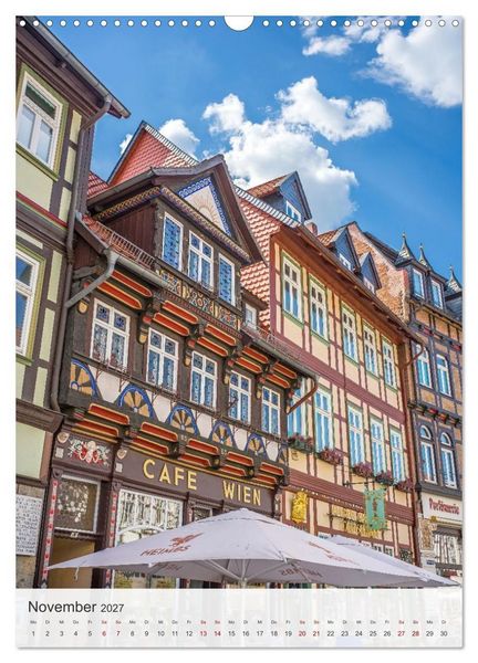 Produktbild: Wernigerode - Mittelalterliches Flair am Rande des Harzes (Wandkalender 2027 DIN A3 hoch), CALVENDO Monatskalender