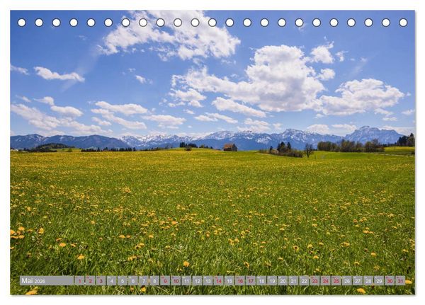 Produktbild: Allg&auml;u-Idylle (Tischkalender 2026 DIN A5 quer), CALVENDO Monatskalender