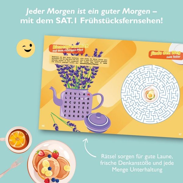 Produktbild: Das SAT.1-Fr&uuml;hst&uuml;cksfernsehen-R&auml;tselbuch