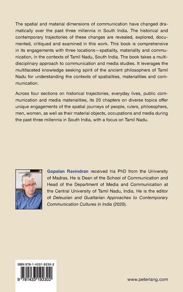 Produktbild: Spatialities, Materialities and Communication in South India