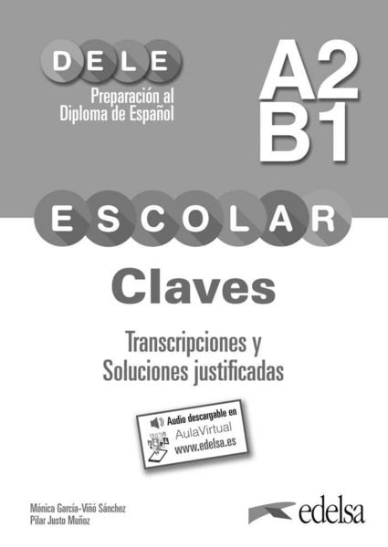 Produktbild: DELE escolar - Preparaci&oacute;n al Diploma de Espa&ntilde;ol - Edici&oacute;n 2015 - A2/B1
