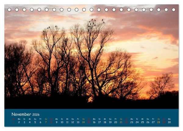 Produktbild: Naturschutzgebiet W&uuml;mme (Tischkalender 2026 DIN A5 quer), CALVENDO Monatskalender