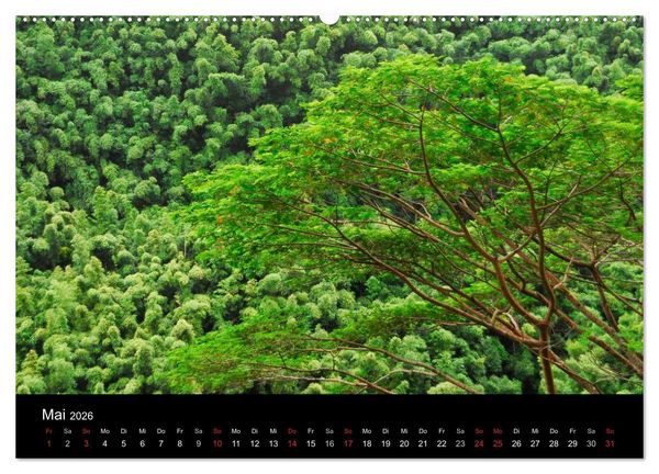 Produktbild: The Unknown HAWAII (Wandkalender 2026 DIN A2 quer), CALVENDO Monatskalender