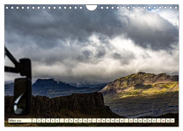 Produktbild: Overlanding on Iceland - Mit dem 4x4 Camper kreuz und quer &uuml;ber die Insel (Wandkalender 2026 DIN A4 quer), CALVENDO Monatskalender