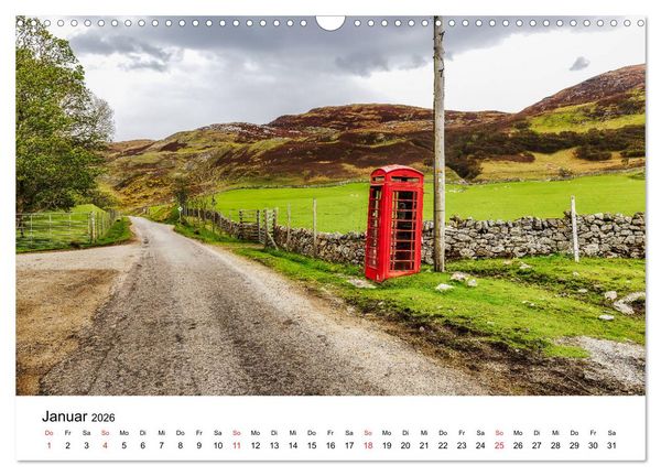 Produktbild: North Coast 500 - Schottlands Traumstra&szlig;e (Wandkalender 2026 DIN A3 quer), CALVENDO Monatskalender