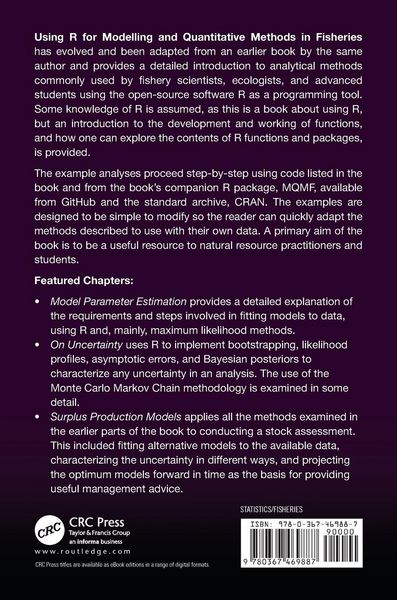 Produktbild: Using R for Modelling and Quantitative Methods in Fisheries