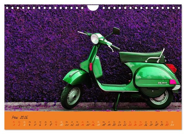 Produktbild: Vespa Liebe (Wandkalender 2026 DIN A4 quer), CALVENDO Monatskalender
