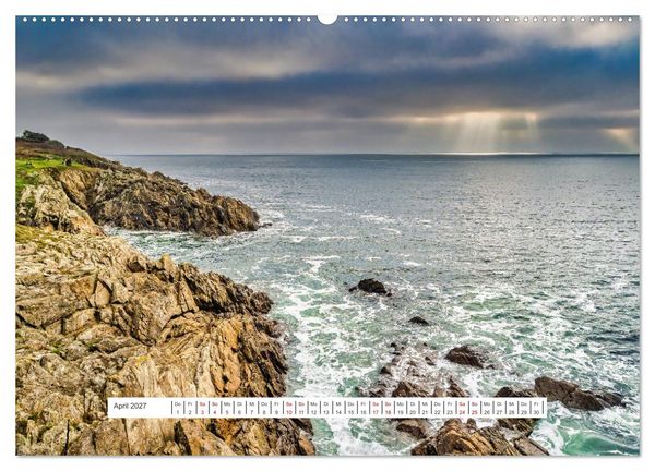 Produktbild: Die Sonne der Bretagne &ndash; Zwischen Himmel und Erde (hochwertiger Premium Wandkalender 2027 DIN A2 quer), Kunstdruck in Hochglanz