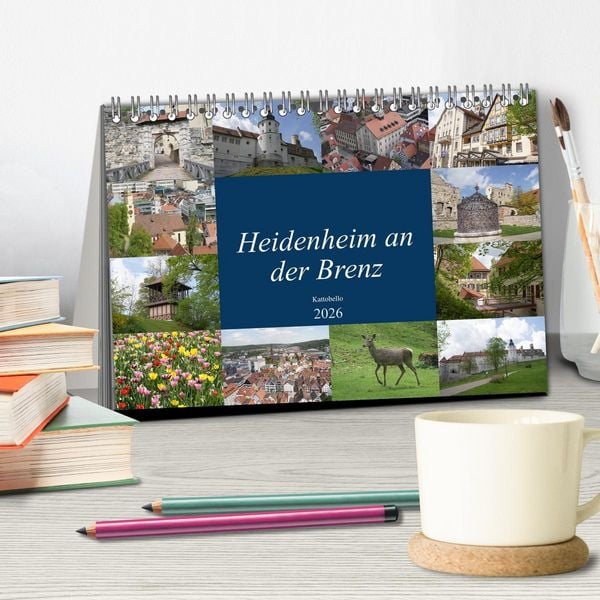 Produktbild: Heidenheim an der Brenz (Tischkalender 2026 DIN A5 quer), CALVENDO Monatskalender