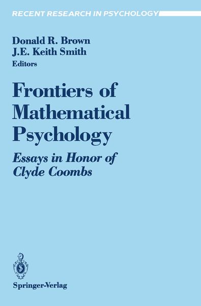 Produktbild: Frontiers of Mathematical Psychology