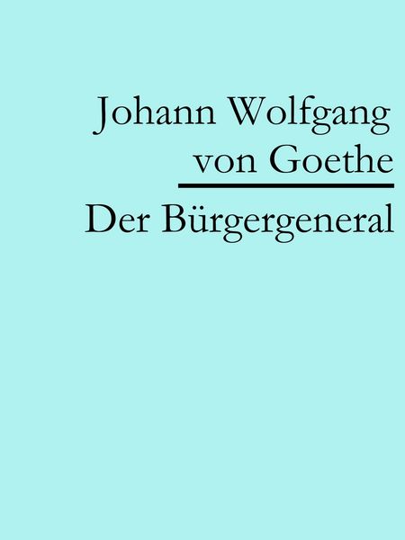 Produktbild: Der B&uuml;rgergeneral