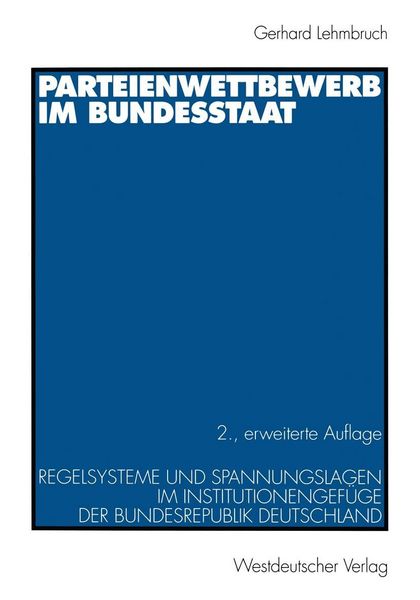 Produktbild: Parteienwettbewerb im Bundesstaat