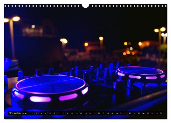 Produktbild: DJ Liveact (Wandkalender 2026 DIN A3 quer), CALVENDO Monatskalender