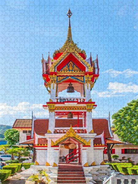 Produktbild: CALVENDO Puzzle Pagode | 1000 Teile Lege-Gr&ouml;&szlig;e 64x48cm Foto-Puzzle f&uuml;r gl&uuml;ckliche Stunden