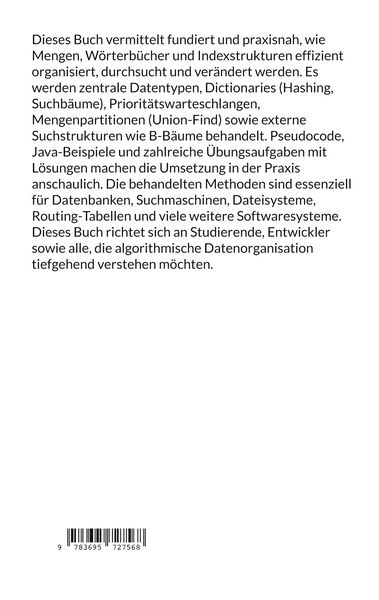 Produktbild: Such- und Mengenoperationsalgorithmen