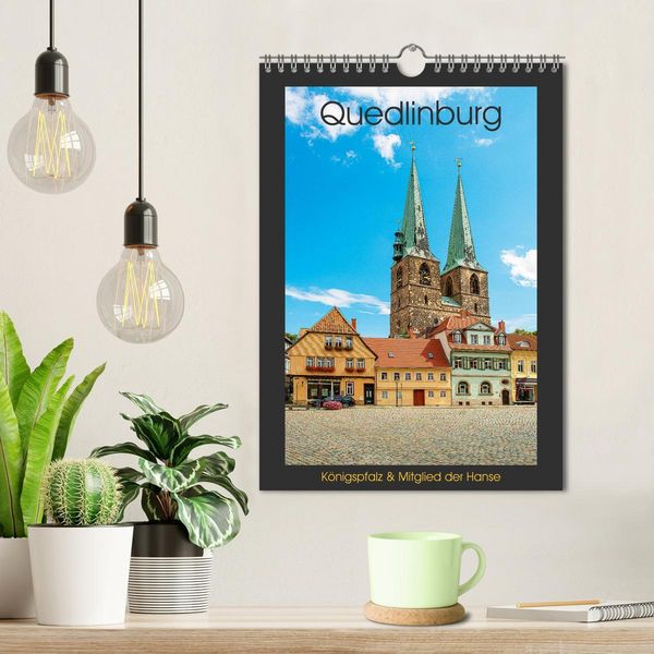Produktbild: Quedlinburg - K&ouml;nigspfalz & Mitglied der Hanse (Wandkalender 2026 DIN A4 hoch), CALVENDO Monatskalender