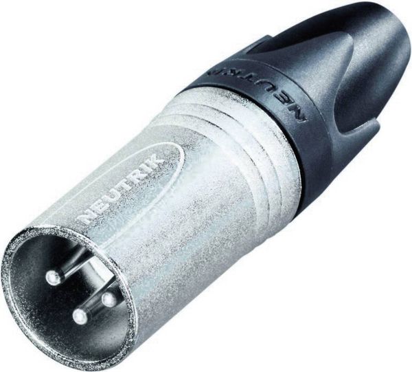 Neutrik NC3MXX XLR-Steckverbinder Stecker, gerade Polzahl: 3 Silber 1St.