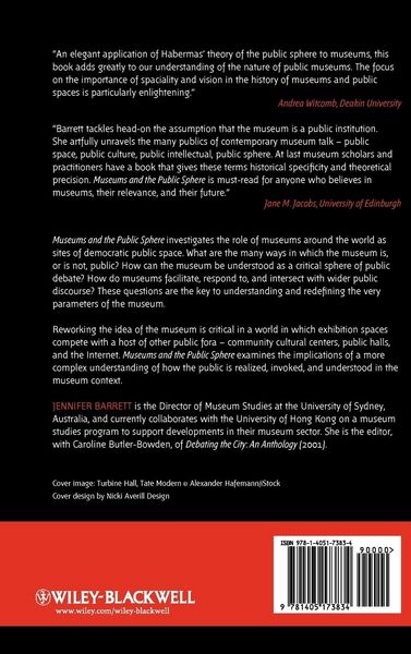 Produktbild: Barrett: Museum Public Sphere