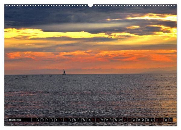 Produktbild: Un oc&eacute;an de lumi&egrave;re (Calendrier mural 2026 DIN A2 vertical) calendrier de bureau