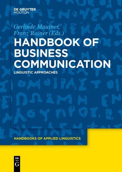 Produktbild: Handbook of Business Communication