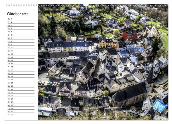 Produktbild: Eine Perle in der Eifel - Monreal (hochwertiger Premium Wandkalender 2026 DIN A2 quer), Kunstdruck in Hochglanz
