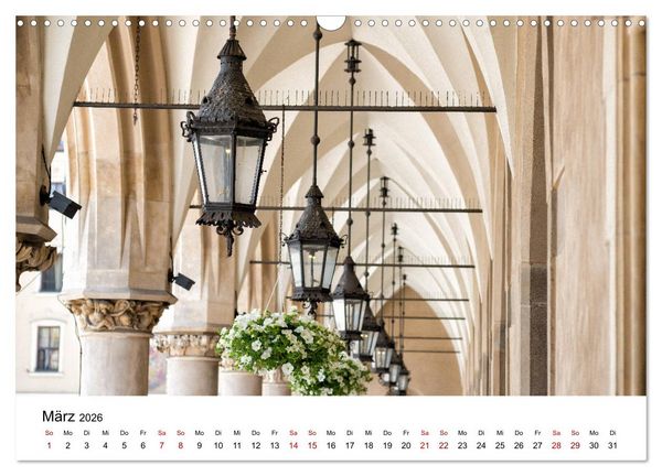 Produktbild: Krakau - die sch&ouml;nste Stadt Polens (Wandkalender 2026 DIN A3 quer), CALVENDO Monatskalender