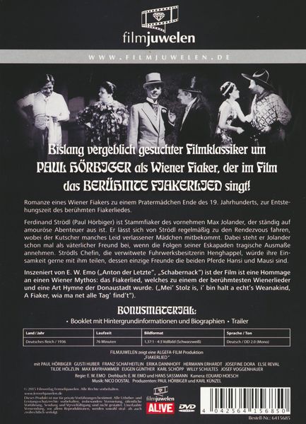 Produktbild: Fiakerlied - filmjuwelen