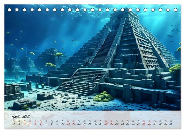 Produktbild: Geheimnisse der Unterwasserwelten (Tischkalender 2026 DIN A5 quer), CALVENDO Monatskalender