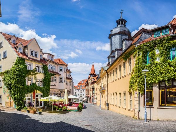 Produktbild: CALVENDO Puzzle Br&uuml;hl- eine historische Stra&szlig;e in der Altstad | 1000 Teile Lege-Gr&ouml;&szlig;e 64x48cm Foto-Puzzle f&uuml;r gl&uuml;ckliche Stunden
