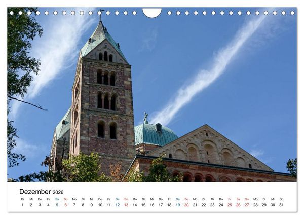 Produktbild: Speyer - Ansichtssache (Wandkalender 2026 DIN A4 quer), CALVENDO Monatskalender