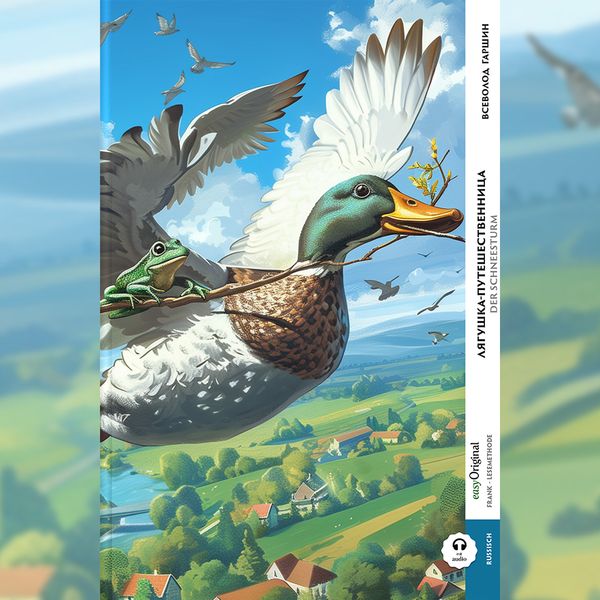 Lyaguschka-Puteschestwennitsa / Der Reisefrosch (Buch + Audio-Online) - Frank-Lesemethode - Kommentierte zweisprachige Ausgabe Russisch-Deutsch, Set