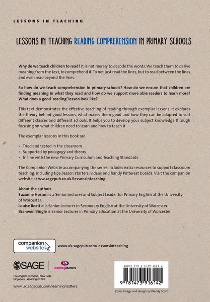 Produktbild: Lessons in Teaching Reading Comprehension in Primary Schools