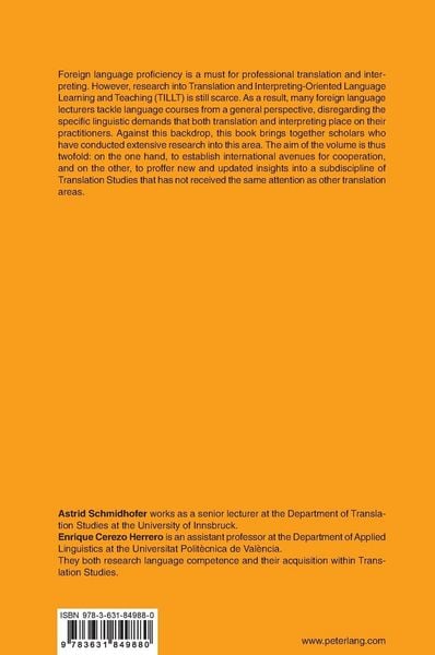 Produktbild: Foreign Language Training in Translation and Interpreting Programmes