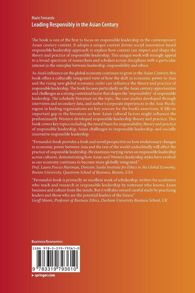 Produktbild: Leading Responsibly in the Asian Century
