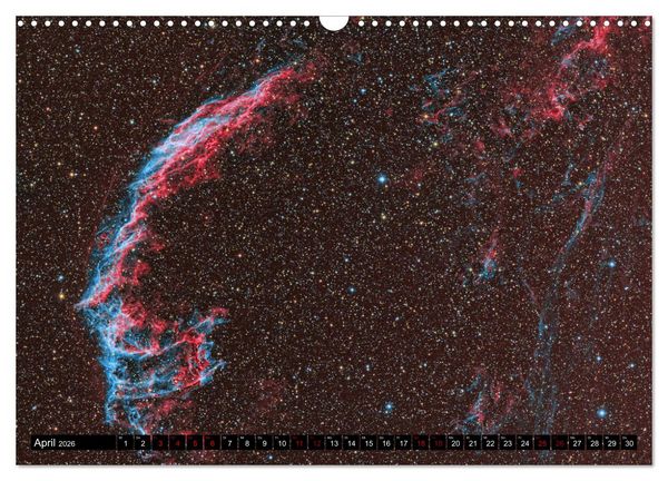 Produktbild: Galaktische Nebel (Wandkalender 2026 DIN A3 quer), CALVENDO Monatskalender