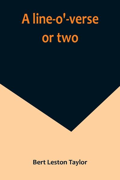 Produktbild: A line-o'-verse or two