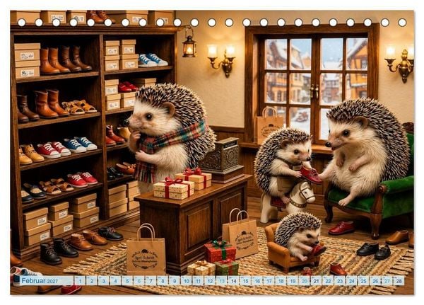 Produktbild: Die zauberhafte Welt der Iglis (Tischkalender 2027 DIN A5 quer), CALVENDO Monatskalender