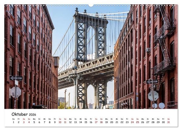 Produktbild: New York City - Atemberaubende Ansichten (Wandkalender 2026 DIN A2 quer), CALVENDO Monatskalender