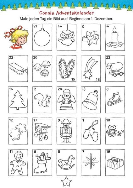 Produktbild: Mein Conni Weihnachts-Malblock