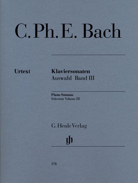 Produktbild: Carl Philipp Emanuel Bach - Klaviersonaten, Auswahl, Band III