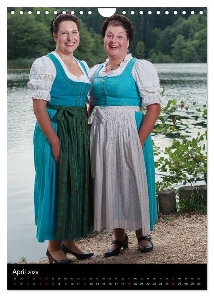 Produktbild: Dirndl und Tradition (Wandkalender 2026 DIN A4 hoch), CALVENDO Monatskalender