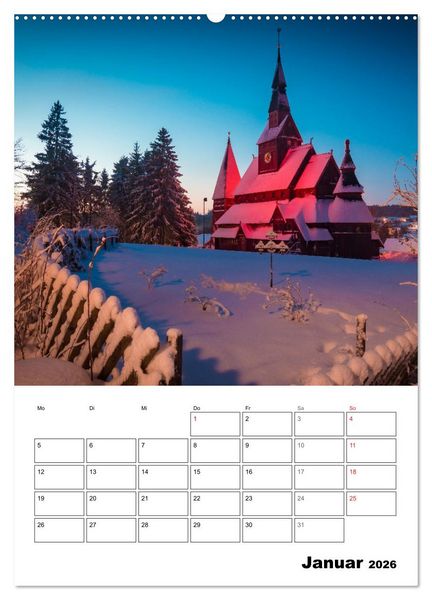 Produktbild: Traumhaftes Deutschland - Idyllische Ansichten (hochwertiger Premium Wandkalender 2026 DIN A2 hoch), Kunstdruck in Hochglanz